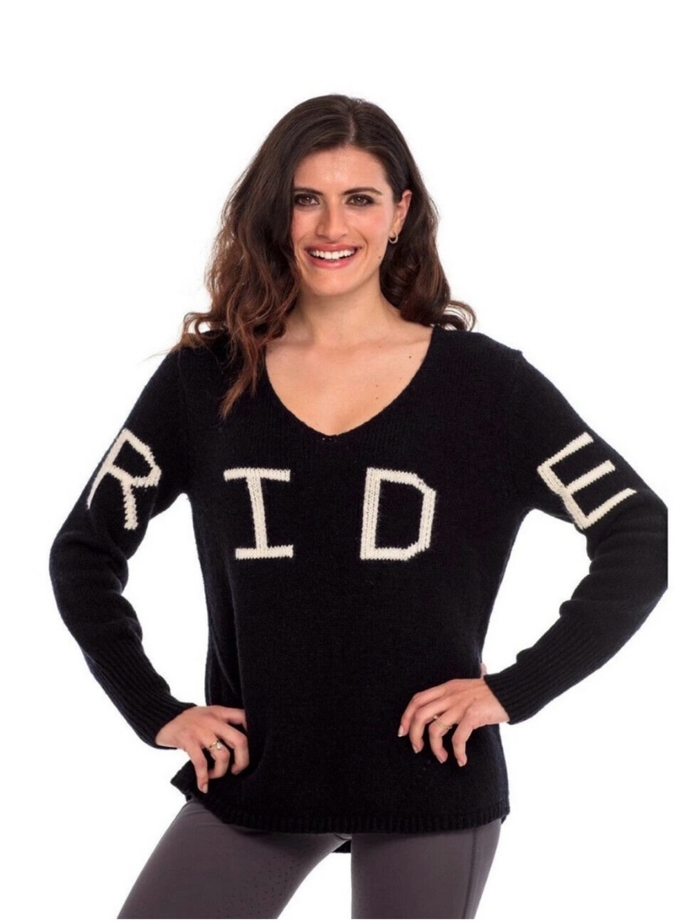 Goode Rider Navy RIDE Sweater - Medium - Picture 1 of 11